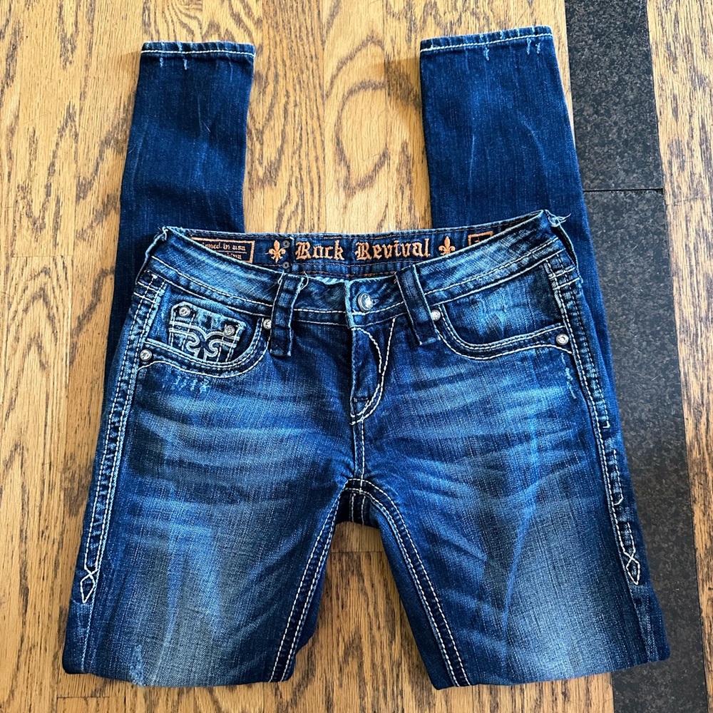 Rock Revival Sora Skinny Jeans Size 26